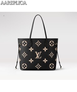 Replica Louis Vuitton LV Neverfull MM Black Bag M58907