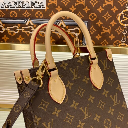 Replica Louis Vuitton Sac Plat BB LV Monogram Coated Canvas Bag M46265 4