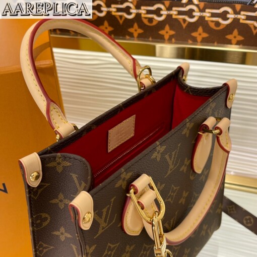 Replica Louis Vuitton Sac Plat BB LV Monogram Coated Canvas Bag M46265 8