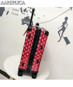 Replica Louis Vuitton Supreme LV Rolling Luggage LLV001 2