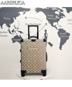 Replica Louis Vuitton Supreme LV Rolling Luggage LLV002