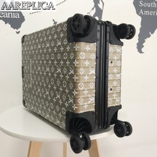 Replica Louis Vuitton Supreme LV Rolling Luggage LLV002 10