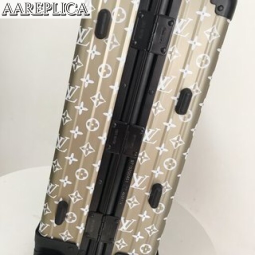 Replica Louis Vuitton Supreme LV Rolling Luggage LLV002 4