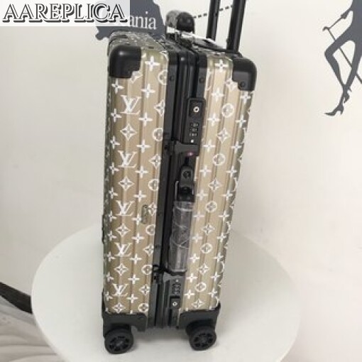 Replica Louis Vuitton Supreme LV Rolling Luggage LLV002 6