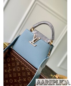 Replica Louis Vuitton Capucines BB LV Bag M21166 2