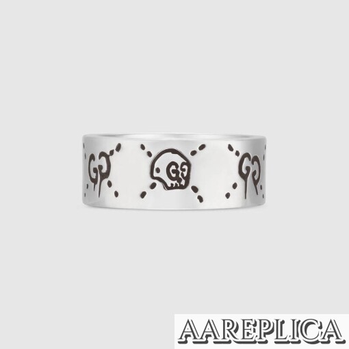 Replica GG Ghost ring in silver