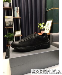 Replica Prada America’s Cup Sneaker Nero Black 2