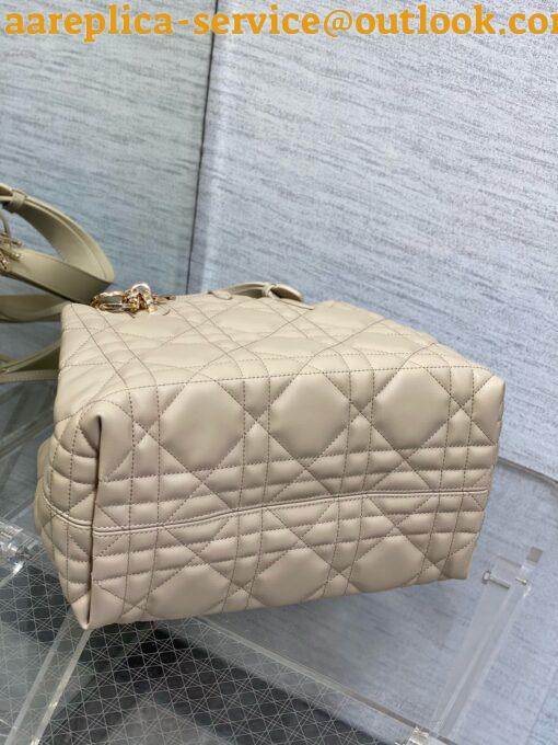 Replica Dior M2821 Medium Dior Toujours Bag Beige Macrocannage Calfskin 17