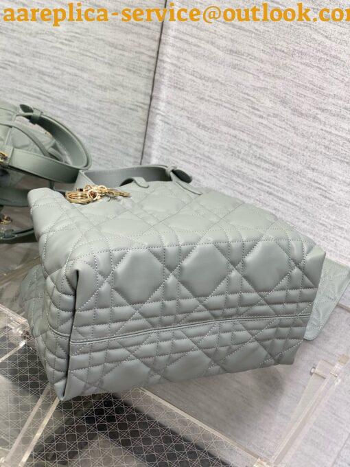 Replica Dior M2821 Medium Dior Toujours Bag Beige Macrocannage Calfskin 18