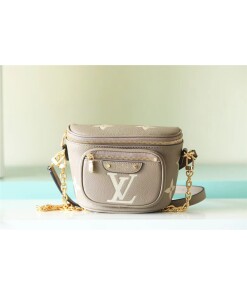 Replica Louis Vuitton Mini Bumbag Bicolor Monogram Empreinte Leather M83219