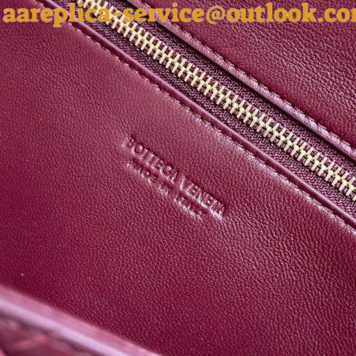 Replica Bottega Veneta Andiamo Clutch with Handle in Barolo Intrecciato Lambskin 11