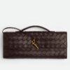 Replica Bottega Veneta Andiamo Clutch with Handle in Barolo Intrecciato Lambskin 13