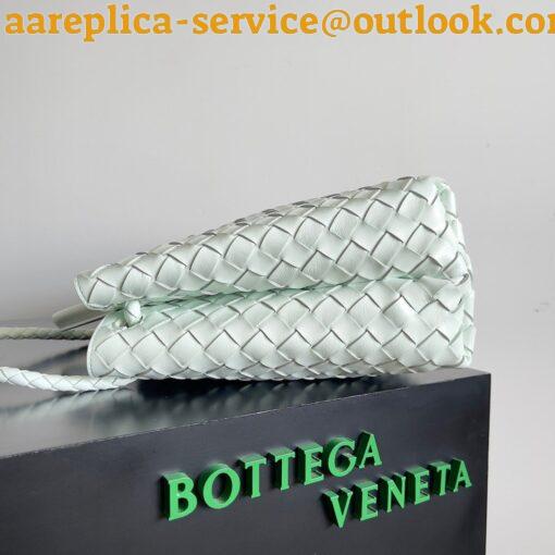 Replica Bottega Veneta Andiamo Medium Bag In Glacier Intrecciato Lambskin 4