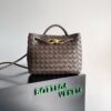 Replica Bottega Veneta Andiamo Small Bag in Barolo Intrecciato Lambskin 13