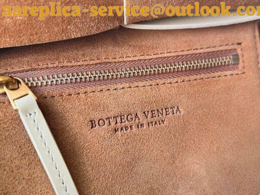 Replica Bottega Veneta Arco Mini Bag In Beige Intrecciato Calfskin 6