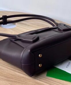 Replica Bottega Veneta Arco Small Bag In Grape Intrecciato Calfskin 2