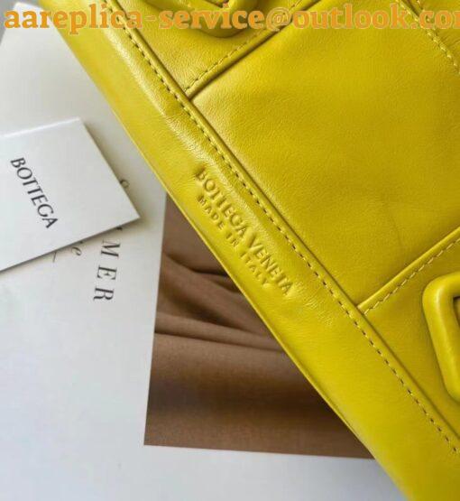 Replica Bottega Veneta Arco Small Bag In Yellow Intrecciato Leather 5