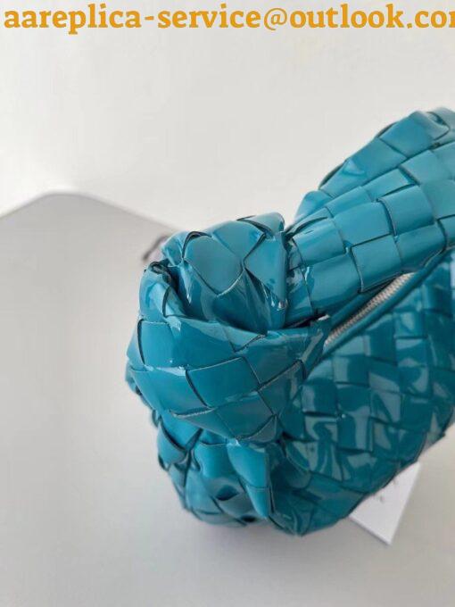 Replica Bottega Veneta BV Jodie Mini Bag In Blaster Intrecciato Patent Leather 2