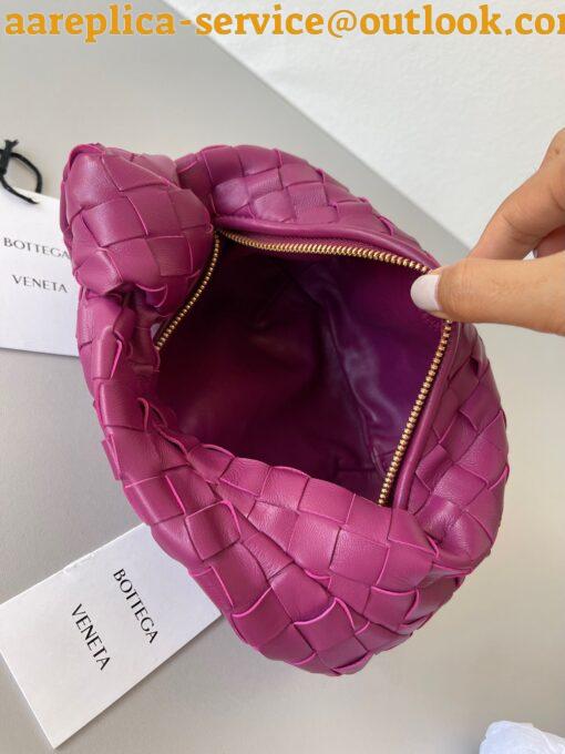 Replica Bottega Veneta BV Jodie Mini Bag In Cinnabar Intrecciato Lambskin 10