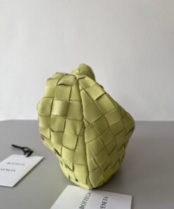 Replica Bottega Veneta BV Jodie Mini Bag In Kiwi Intrecciato Lambskin