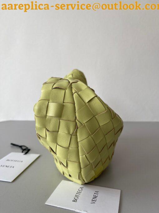 Replica Bottega Veneta BV Jodie Mini Bag In Kiwi Intrecciato Lambskin