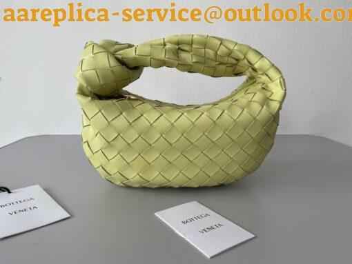 Replica Bottega Veneta BV Jodie Mini Bag In Kiwi Intrecciato Lambskin 3