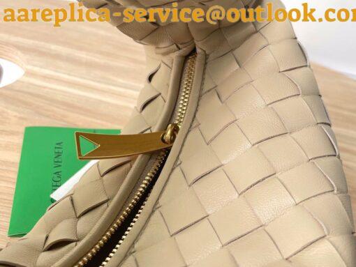 Replica Bottega Veneta BV Jodie Mini Bag In Porridge Intrecciato Lambskin 6