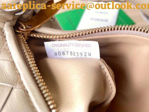 Replica Bottega Veneta BV Jodie Mini Bag In Porridge Intrecciato Lambskin 8