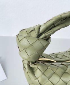 Replica Bottega Veneta BV Jodie Mini Bag In Travertine Intrecciato Lambskin 2