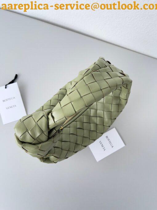 Replica Bottega Veneta BV Jodie Mini Bag In Travertine Intrecciato Lambskin 3