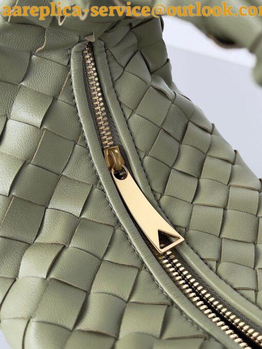 Replica Bottega Veneta BV Jodie Mini Bag In Travertine Intrecciato Lambskin 9