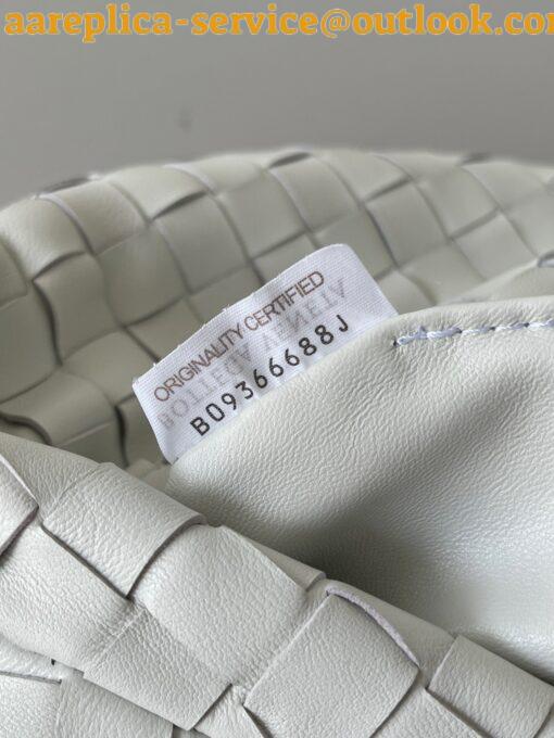 Replica Bottega Veneta BV Jodie Mini Bag In White Intrecciato Lambskin 9