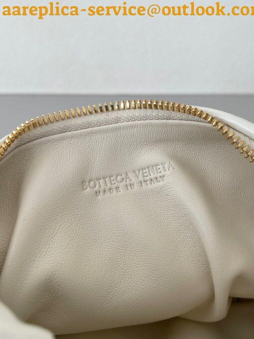 Replica Bottega Veneta BV Jodie Mini Bag In White Intrecciato Patent Leather 7