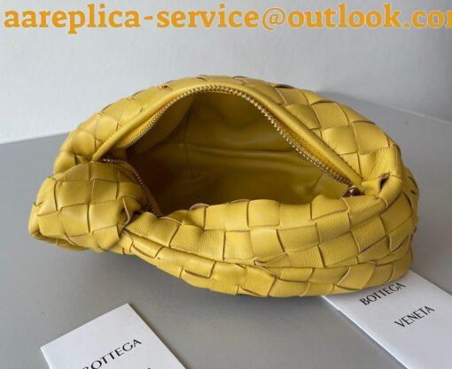 Replica Bottega Veneta BV Jodie Mini Bag In Yellow Intrecciato Lambskin 7