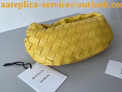 Replica Bottega Veneta BV Jodie Mini Bag In Yellow Intrecciato Lambskin 8