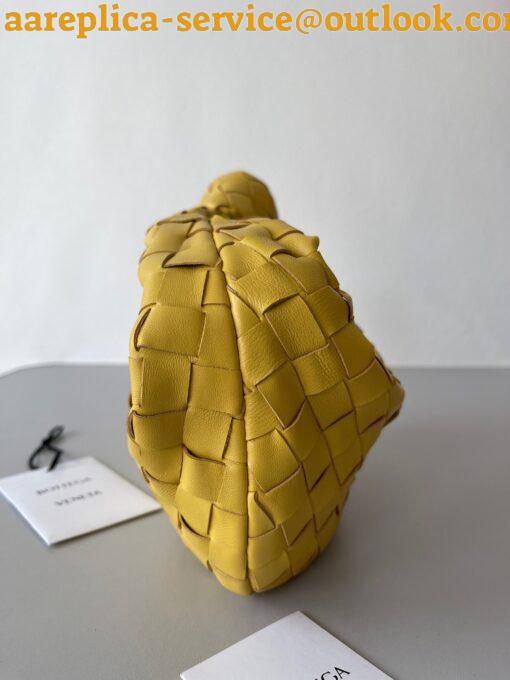 Replica Bottega Veneta BV Jodie Mini Bag In Yellow Intrecciato Lambskin 10