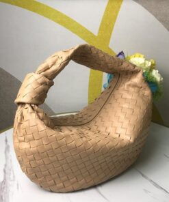 Replica Bottega Veneta BV Jodie Small Bag In Almond Intrecciato Lambskin