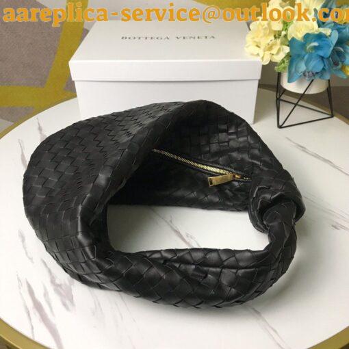 Replica Bottega Veneta BV Jodie Small Bag In Black Intrecciato Lambskin 2