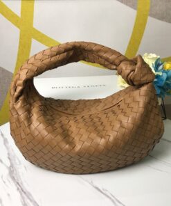 Replica Bottega Veneta BV Jodie Small Bag In Caramel Intrecciato Lambskin