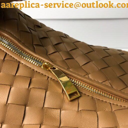 Replica Bottega Veneta BV Jodie Small Bag In Caramel Intrecciato Lambskin 4