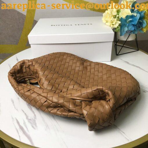 Replica Bottega Veneta BV Jodie Small Bag In Caramel Intrecciato Lambskin 5