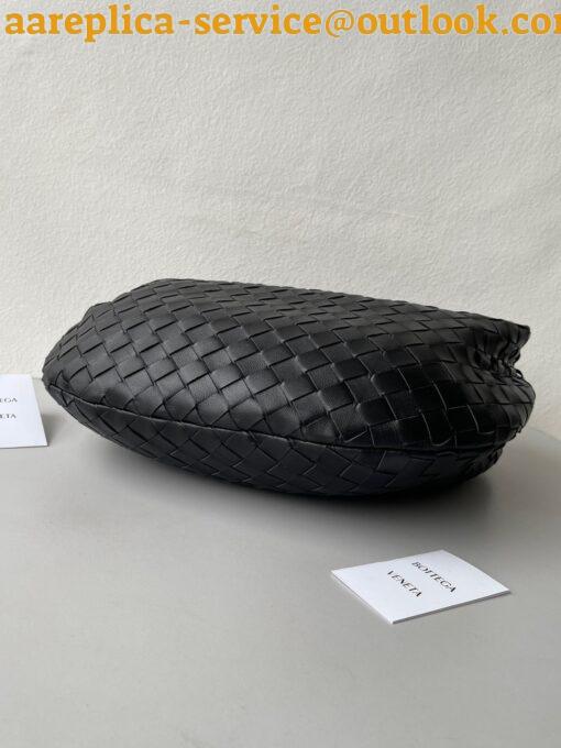 Replica Bottega Veneta BV Jodie Teen Bag In Black Intrecciato Lambskin 3