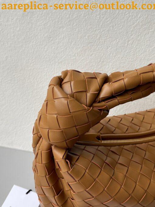 Replica Bottega Veneta BV Jodie Teen Bag In Caramel Intrecciato Lambskin 7