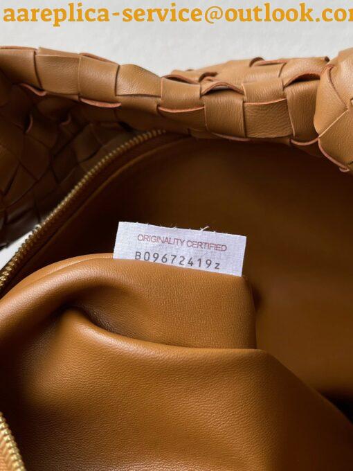 Replica Bottega Veneta BV Jodie Teen Bag In Caramel Intrecciato Lambskin 10