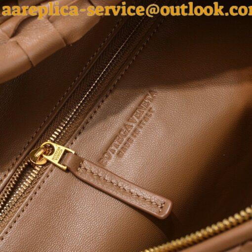 Replica Bottega Veneta BV Jodie Teen Bag In Caramel Intrecciato Lambskin 11