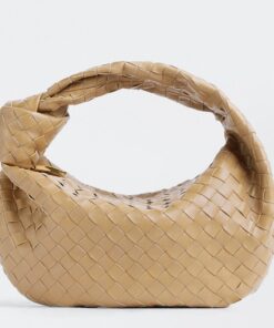 Replica Bottega Veneta BV Jodie Teen Bag In Porridge Intrecciato Lambskin