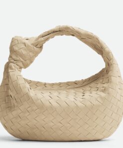 Replica Bottega Veneta BV Jodie Teen Bag In Porridge Suede Calfskin