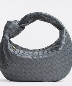 Replica Bottega Veneta BV Jodie Teen Bag In Thunder Intrecciato Lambskin