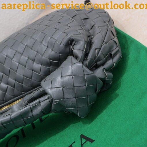 Replica Bottega Veneta BV Jodie Teen Bag In Thunder Intrecciato Lambskin 8