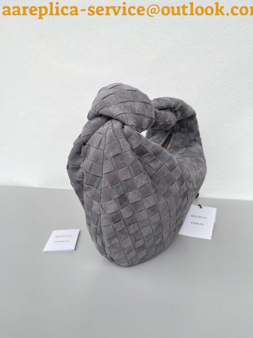 Replica Bottega Veneta BV Jodie Teen Bag In Thunder Suede Calfskin 10